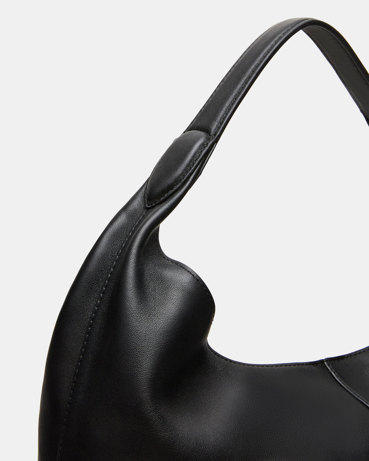 COLLINS Bag Black Hobo Slouchy Shoulder Strap Tote Handbag | Steve Madden Essential
