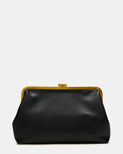 KISSES Bag Black Chain Strap Crossbody Clutch Handbag | Steve Madden Quality