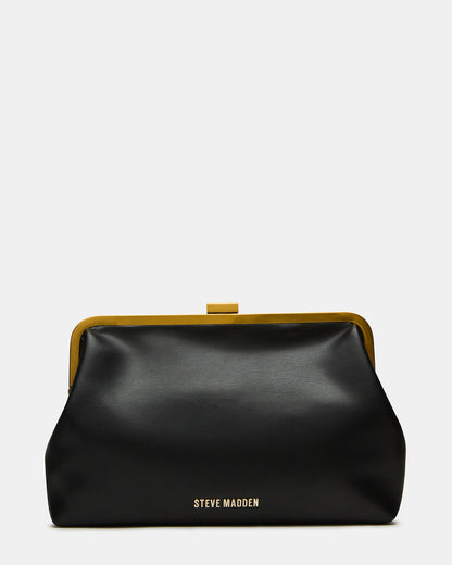 KISSES Bag Black Chain Strap Crossbody Clutch Handbag | Steve Madden Quality