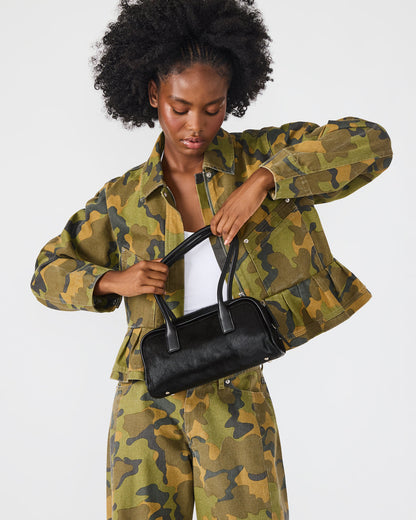 ANISE Bag Black Multi Elongated Shoulder Strap Handbag | Steve Madden Discount