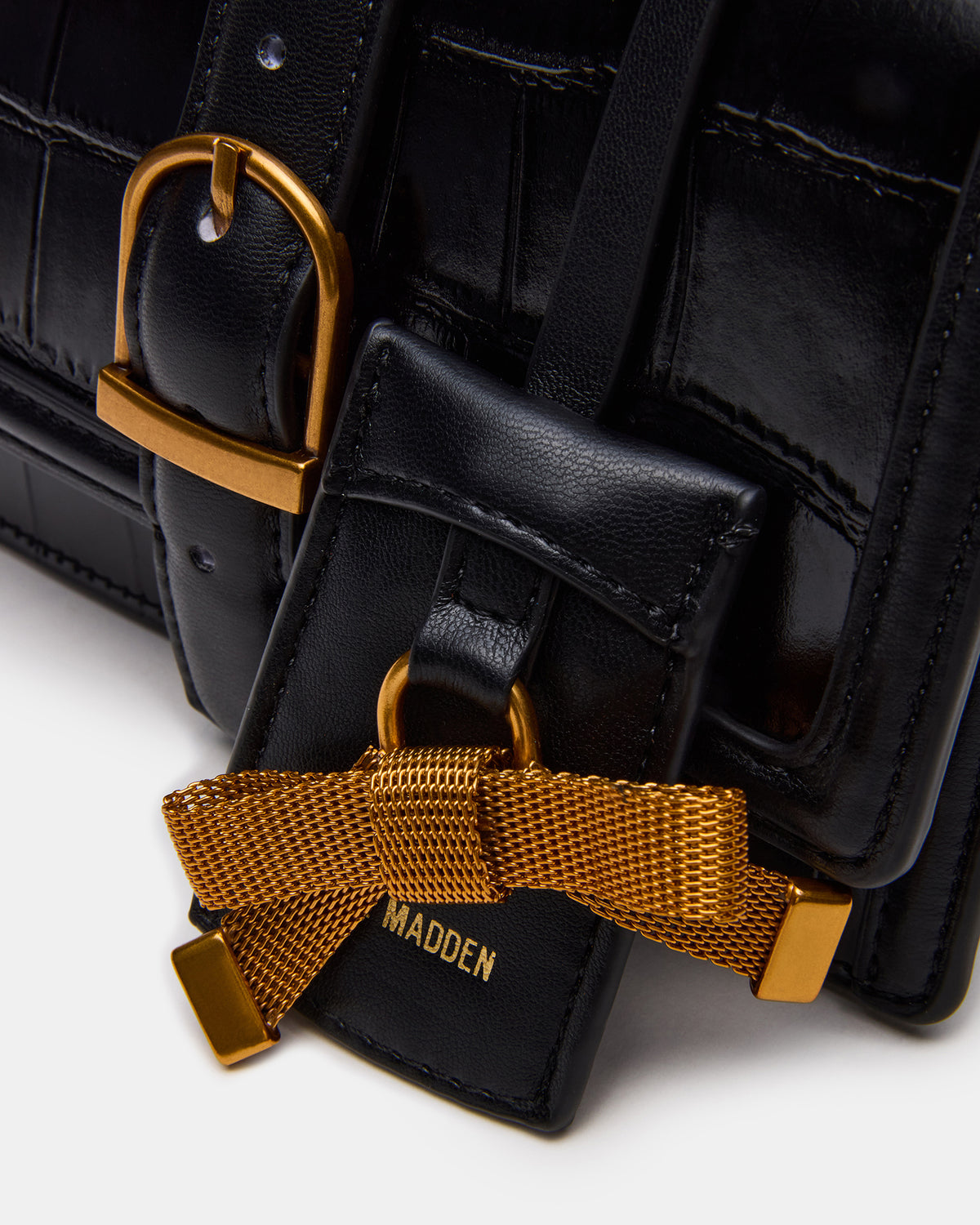 CLARK Bag Black Structured Top-Handle Mini Handbag | Steve Madden Recommended