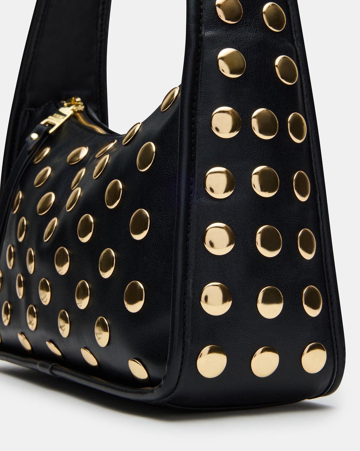 CHEYANN Bag Black Hobo Dome-Studded Shoulder Strap Women's Handbag | Steve Madden Recommended