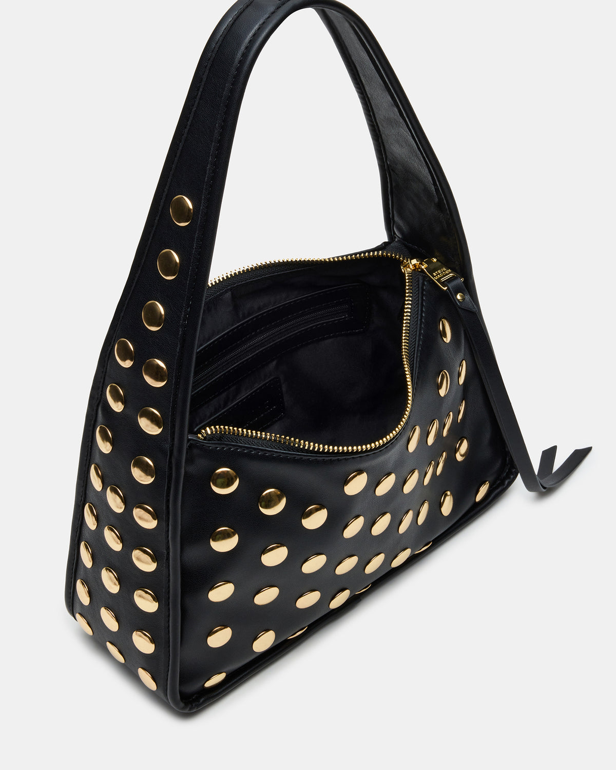 CHEYANN Bag Black Hobo Dome-Studded Shoulder Strap Women's Handbag | Steve Madden Recommended