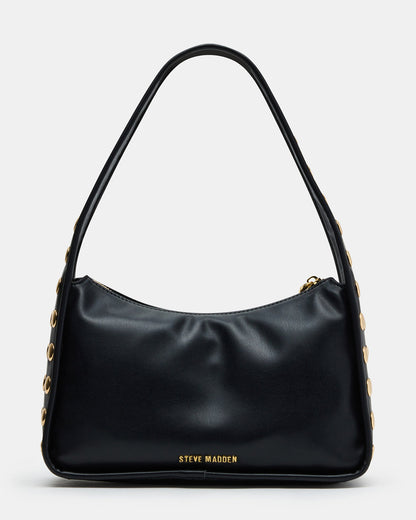 CHEYANN Bag Black Hobo Dome-Studded Shoulder Strap Women's Handbag | Steve Madden Recommended
