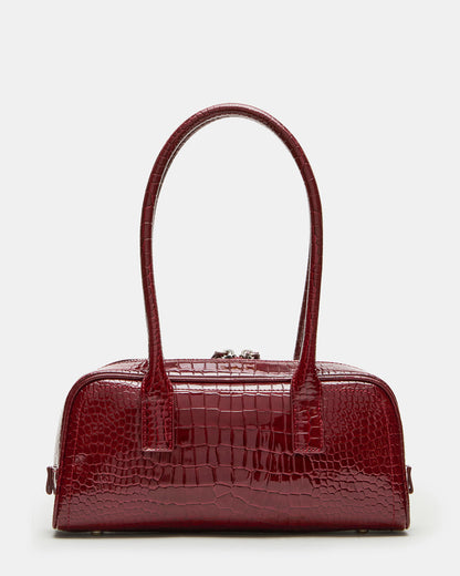 ANISE Bag Red Crocodile Elongated Shoulder Strap Handbag | Steve Madden Trending