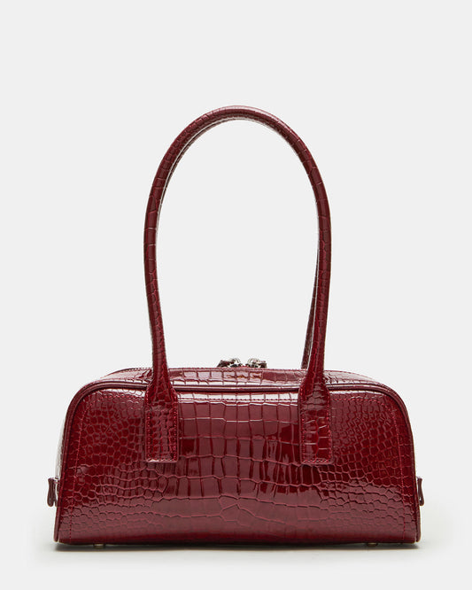 ANISE Bag Red Crocodile Elongated Shoulder Strap Handbag | Steve Madden Trending