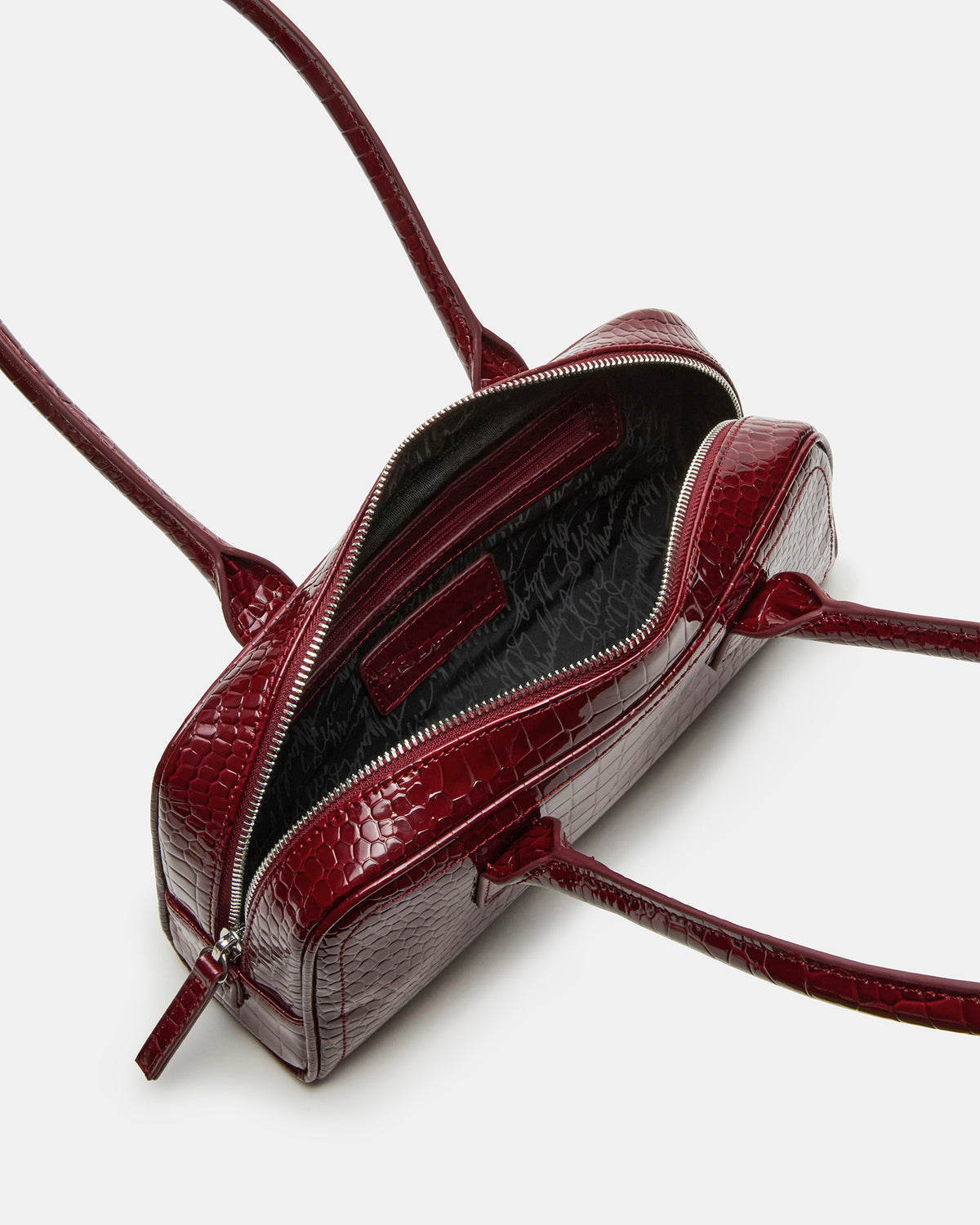 ANISE Bag Red Crocodile Elongated Shoulder Strap Handbag | Steve Madden Trending
