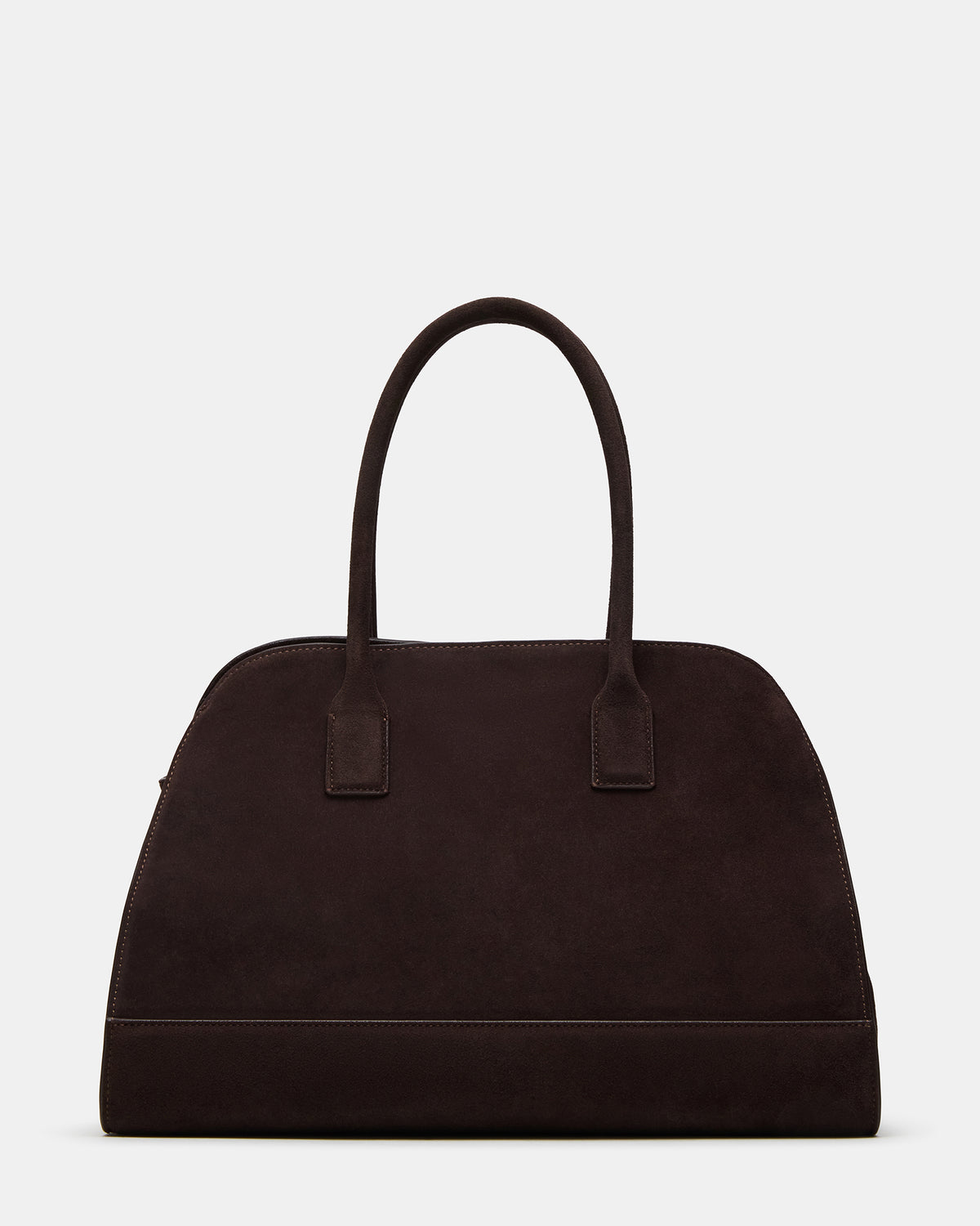 HEIDEE Bag Brown Suede | Women's Shoulder Strap Tote Handbag | Steve Madden Trusted