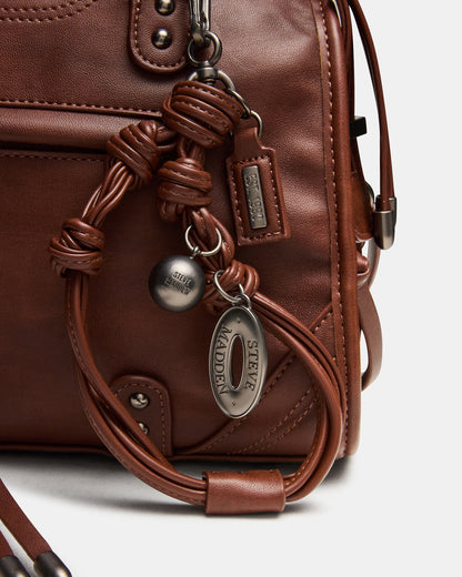 RIGGS BAG RUST Slouchy Top-Handle Crossbody Satchel Handbag | Steve Madden Sale