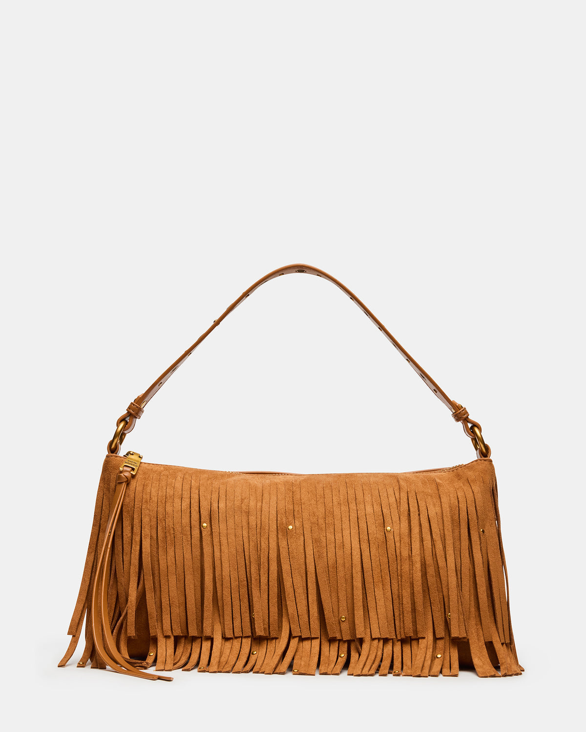 BOHEME Bag Tobacco Shoulder Strap Studded Fringe Handbag | Steve Madden Popular