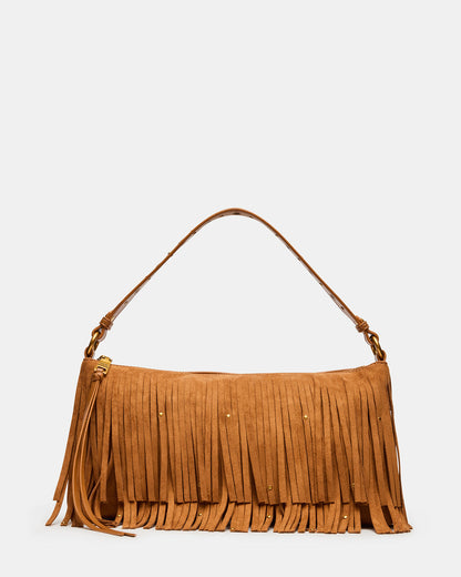 BOHEME Bag Tobacco Shoulder Strap Studded Fringe Handbag | Steve Madden Popular