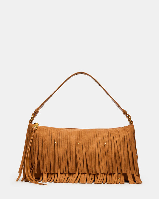 BOHEME Bag Tobacco Shoulder Strap Studded Fringe Handbag | Steve Madden Popular