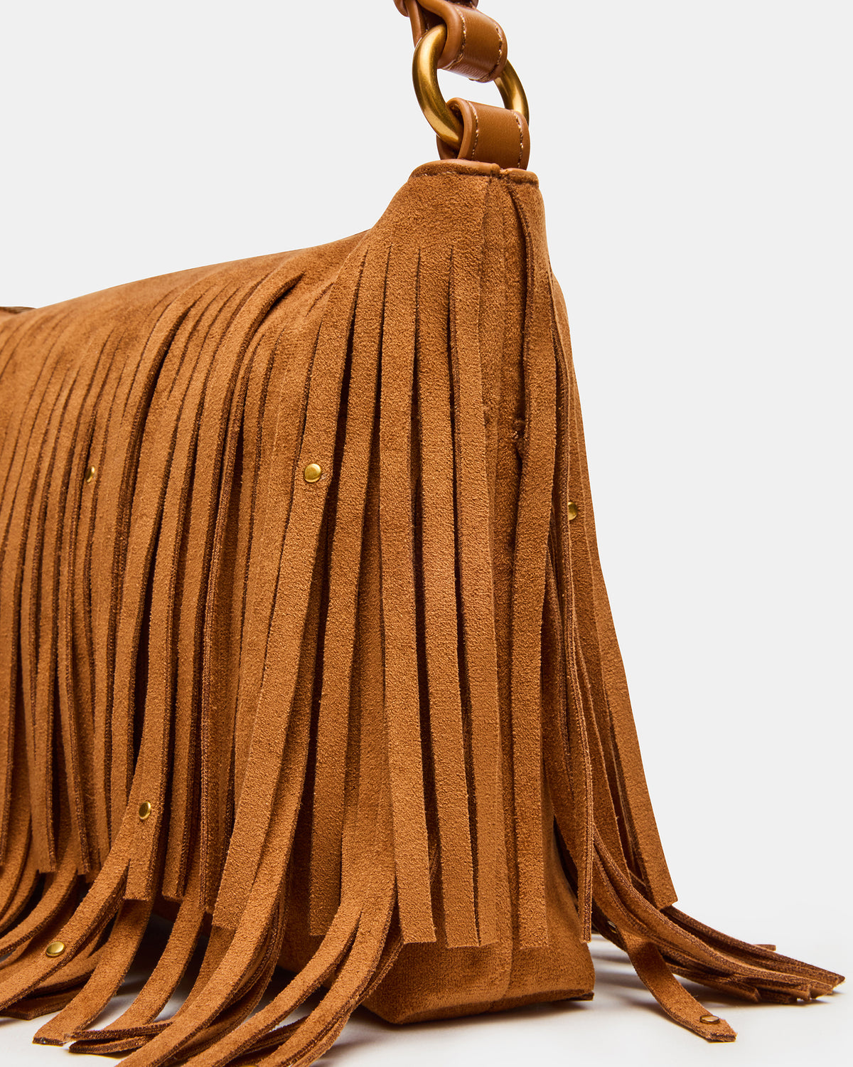 BOHEME Bag Tobacco Shoulder Strap Studded Fringe Handbag | Steve Madden Popular