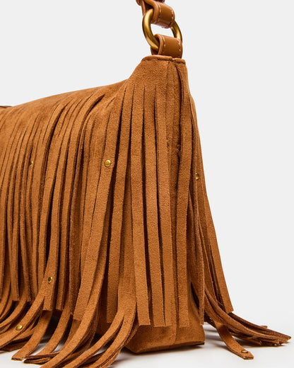 BOHEME Bag Tobacco Shoulder Strap Studded Fringe Handbag | Steve Madden Popular