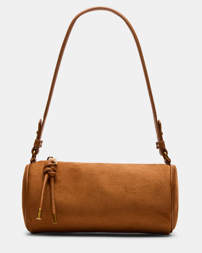 PRIYA Bag Tobacco Mini Barrel Shoulder Handbag | Steve Madden Trusted