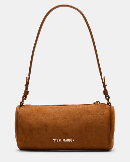 PRIYA Bag Tobacco Mini Barrel Shoulder Handbag | Steve Madden Trusted