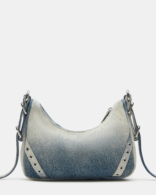 VITAL Denim Fabric Women's Shoulder Bag | Steve Madden Trusted
