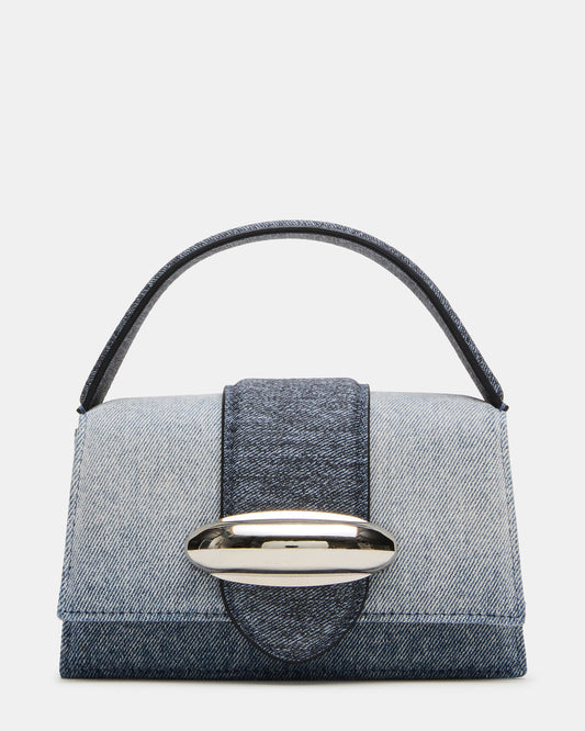 MISHELL Bag Denim Top-Handle Mini Handbag | Steve Madden Top Pick