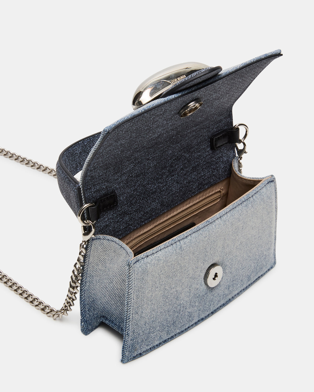 MISHELL Bag Denim Top-Handle Mini Handbag | Steve Madden Top Pick