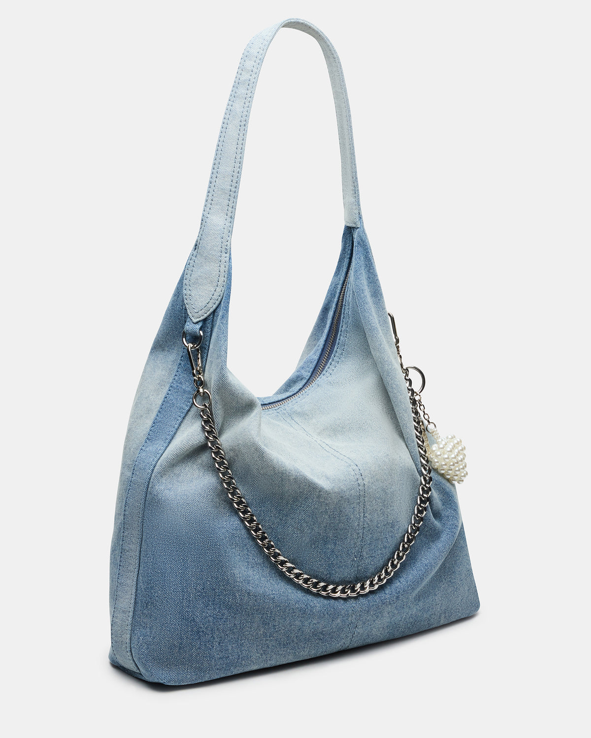 KREWE Bag Denim Slouchy Hobo Shoulder Strap Tote Handbag | Steve Madden Top Pick