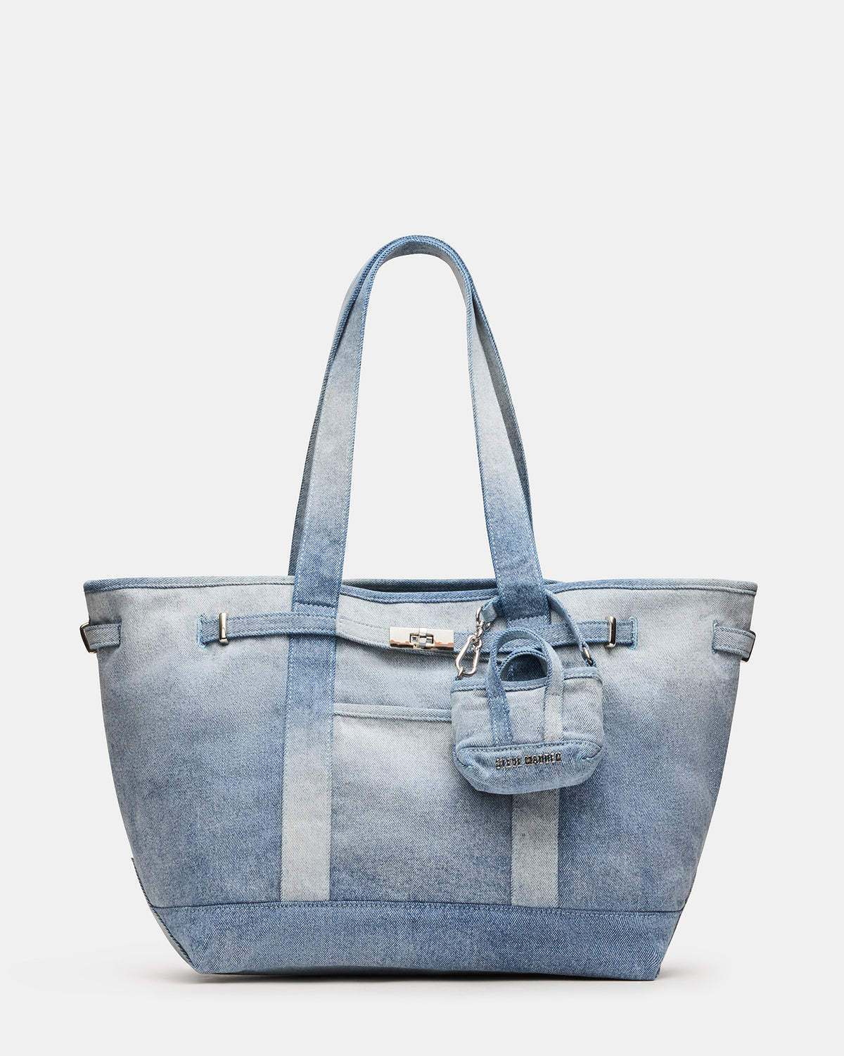 BOAT Bag Denim Shoulder Strap Denim Tote Handbag | Steve Madden Trusted