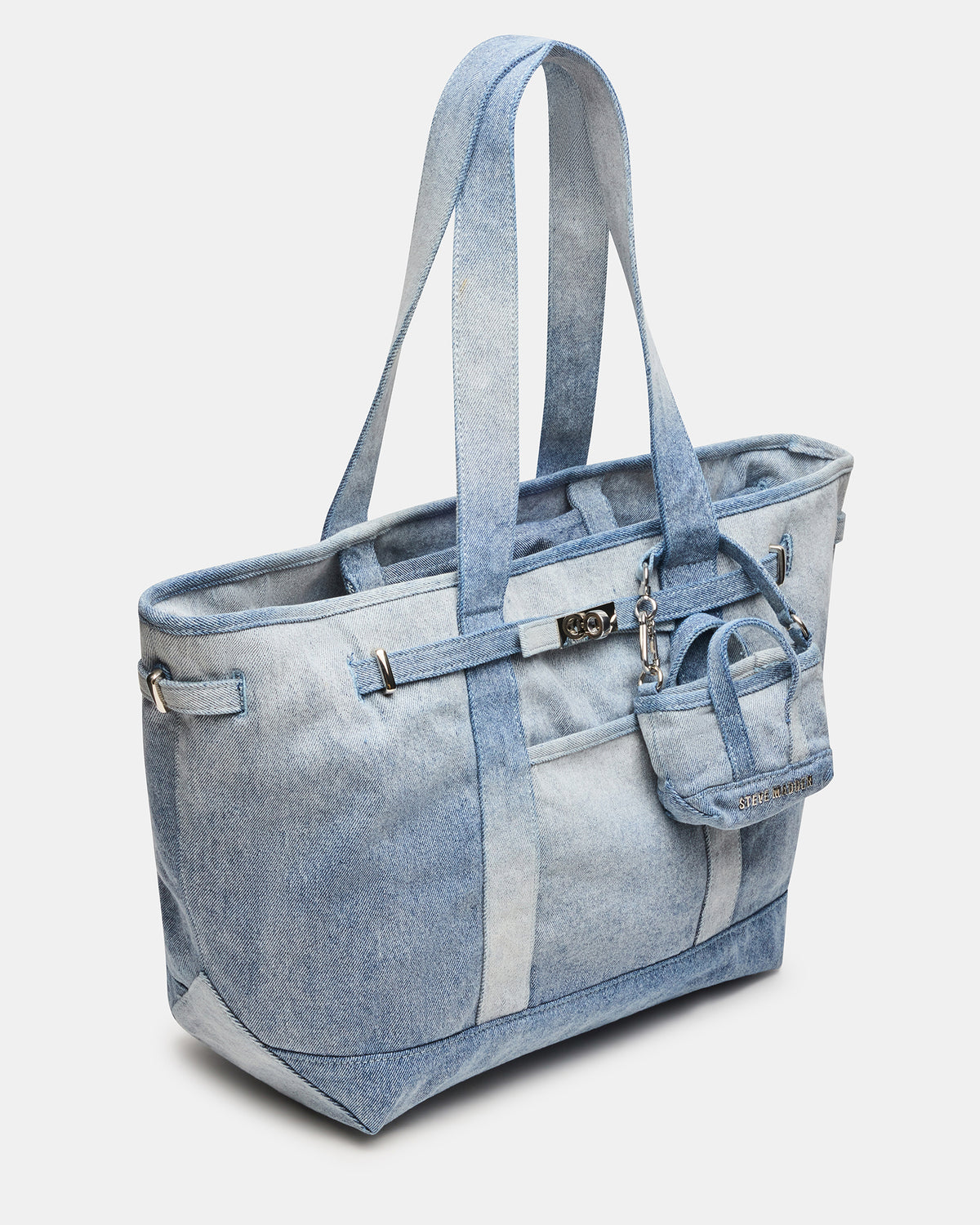 BOAT Bag Denim Shoulder Strap Denim Tote Handbag | Steve Madden Trusted