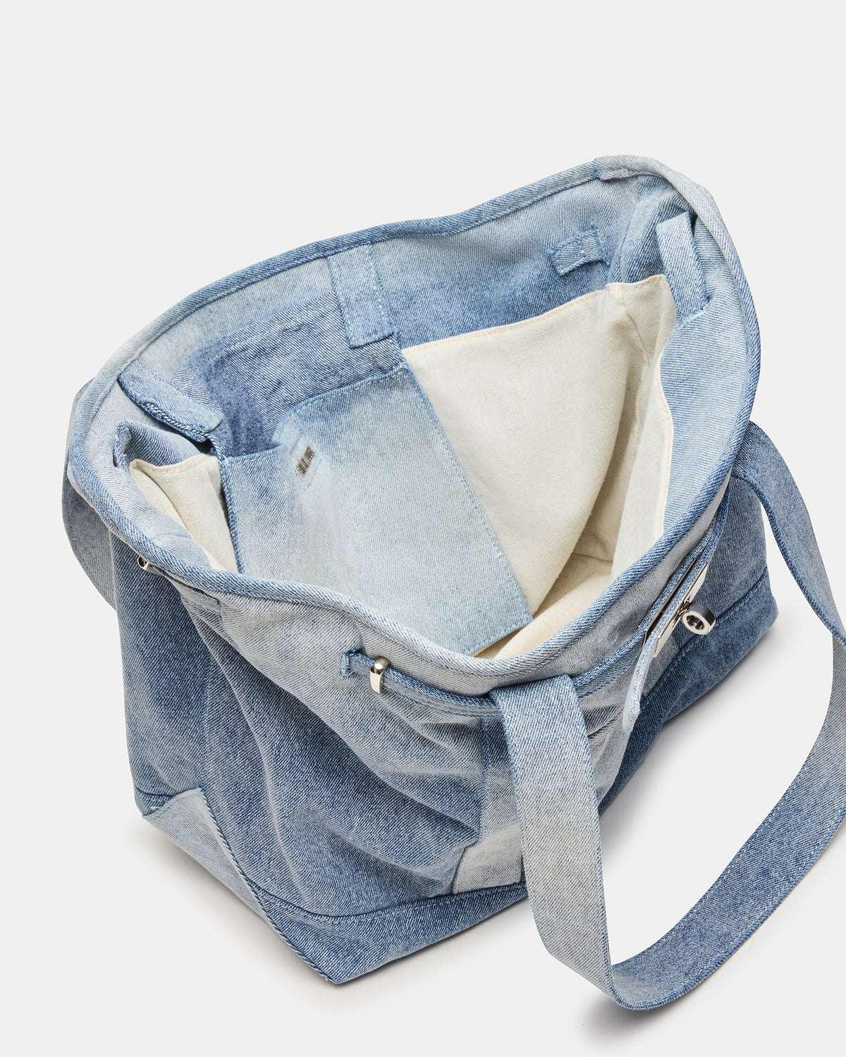 BOAT Bag Denim Shoulder Strap Denim Tote Handbag | Steve Madden Trusted