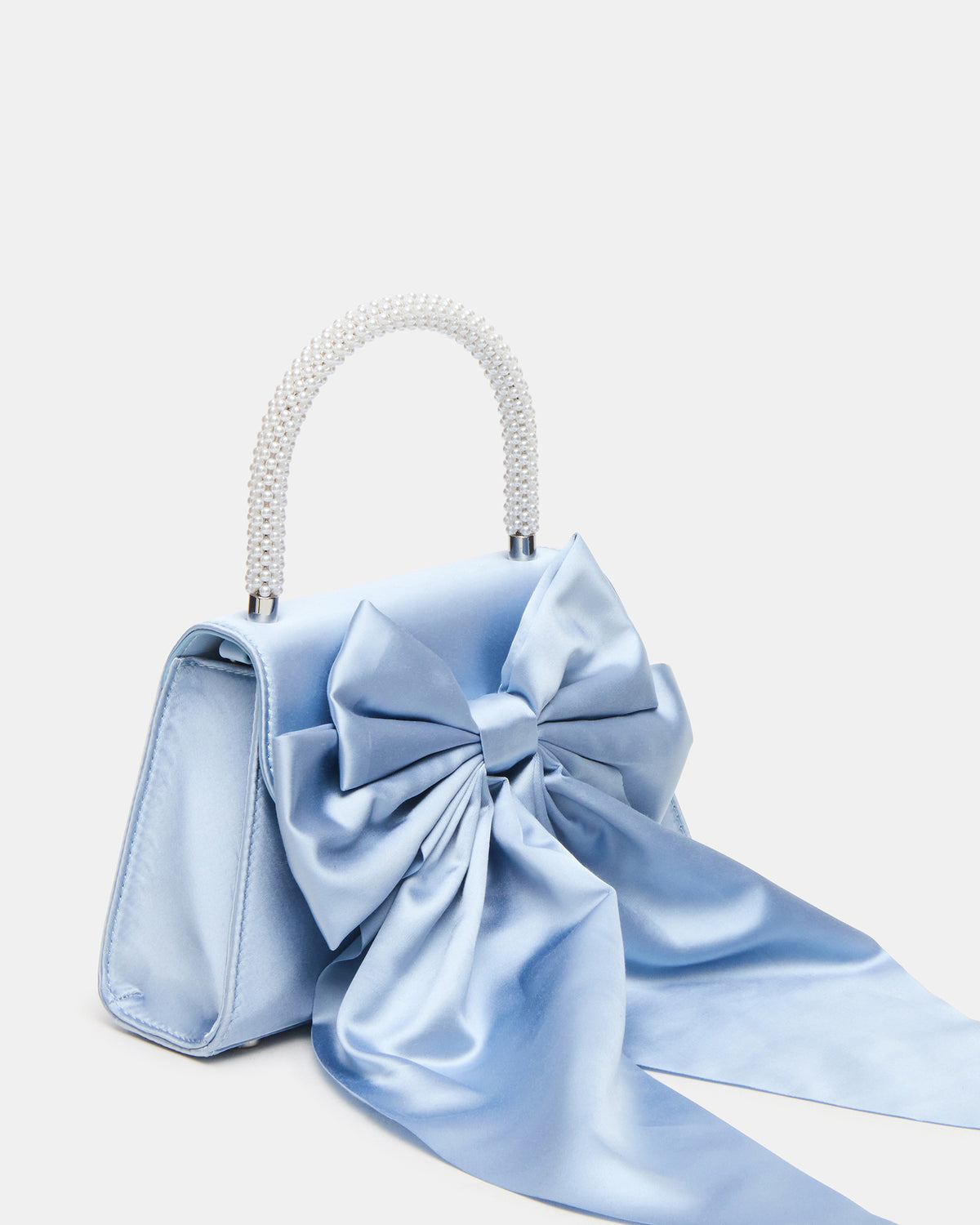COSETTE Bag Blue Beaded Top-Handle Mini Handbag | Steve Madden Value