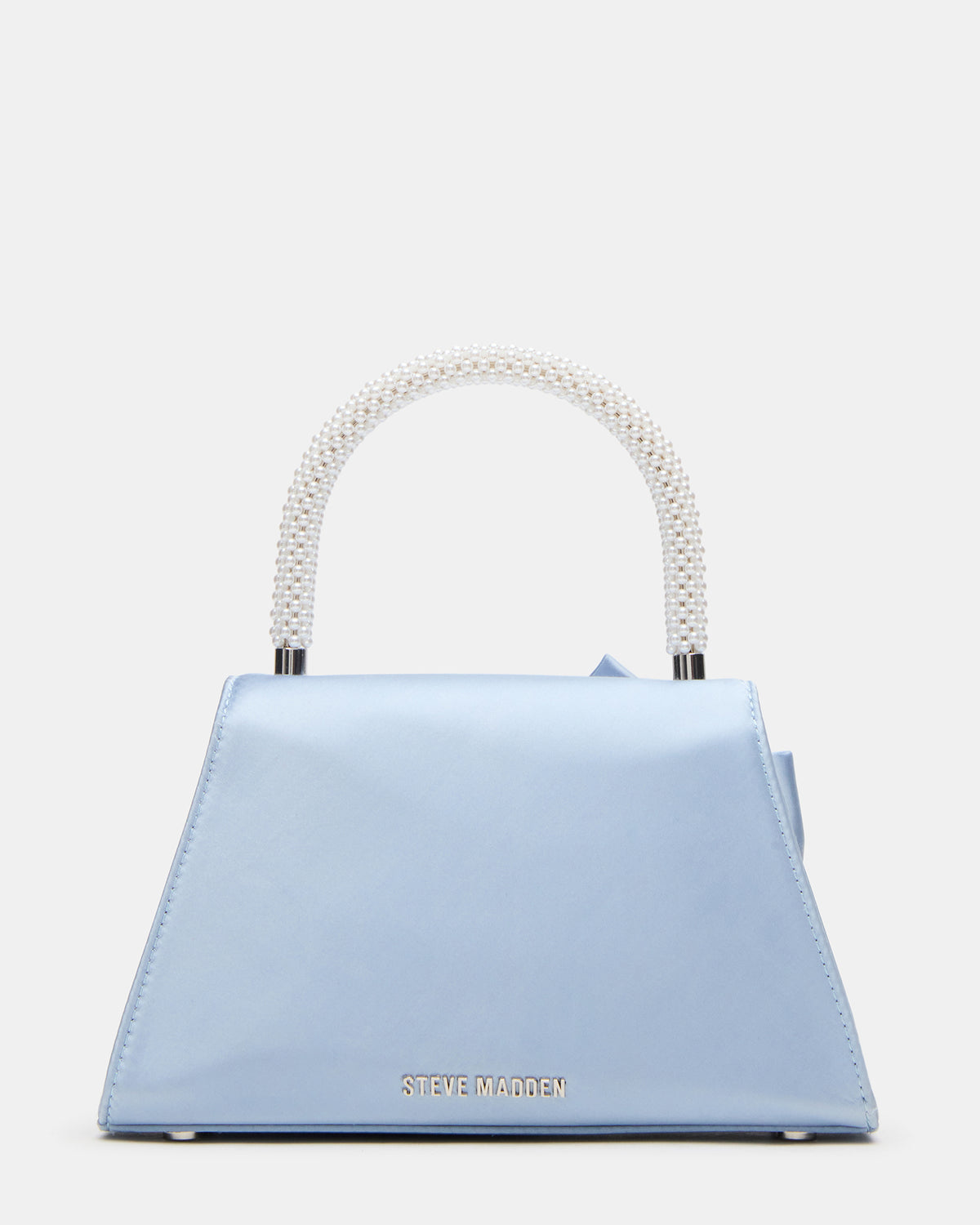 COSETTE Bag Blue Beaded Top-Handle Mini Handbag | Steve Madden Value