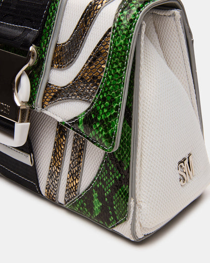 DIEGO Bag Green Metallic Crossbody Strap Women's Handbag | Steve Madden Trusted