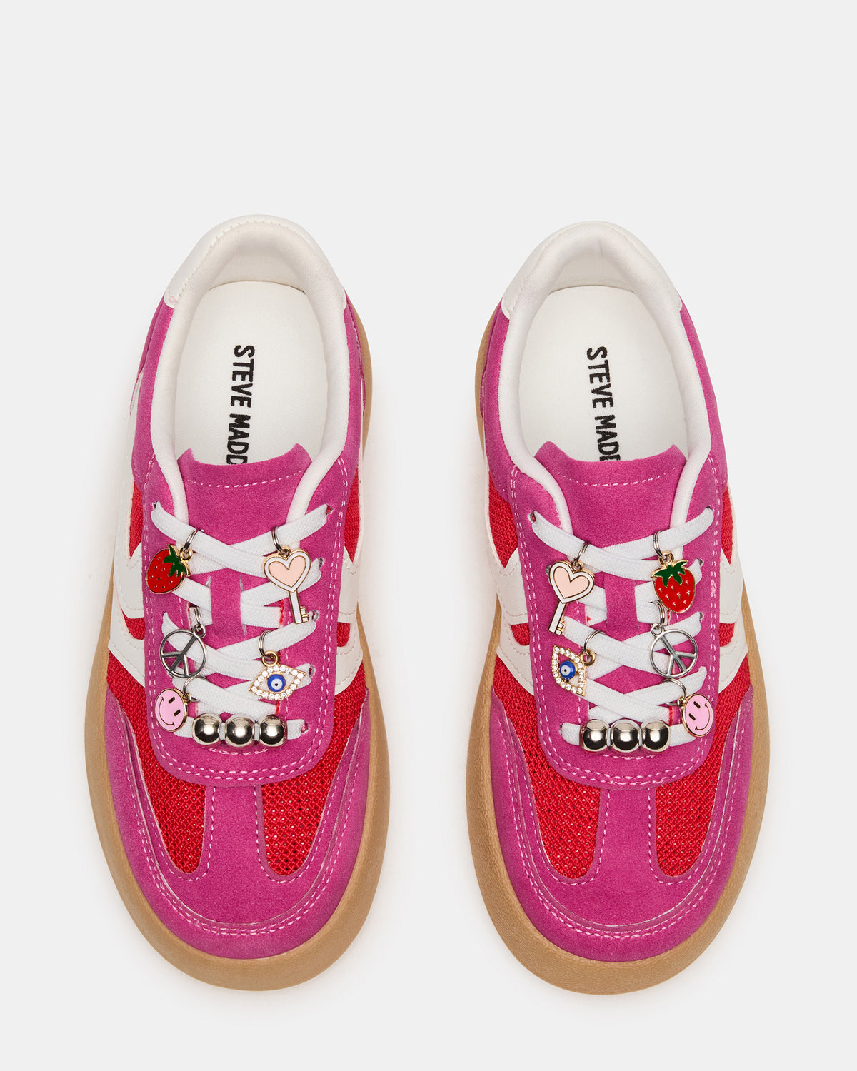 Kids' JERSEY Pink Girls' Low-Top Platform Sneaker | Steve Madden Trending