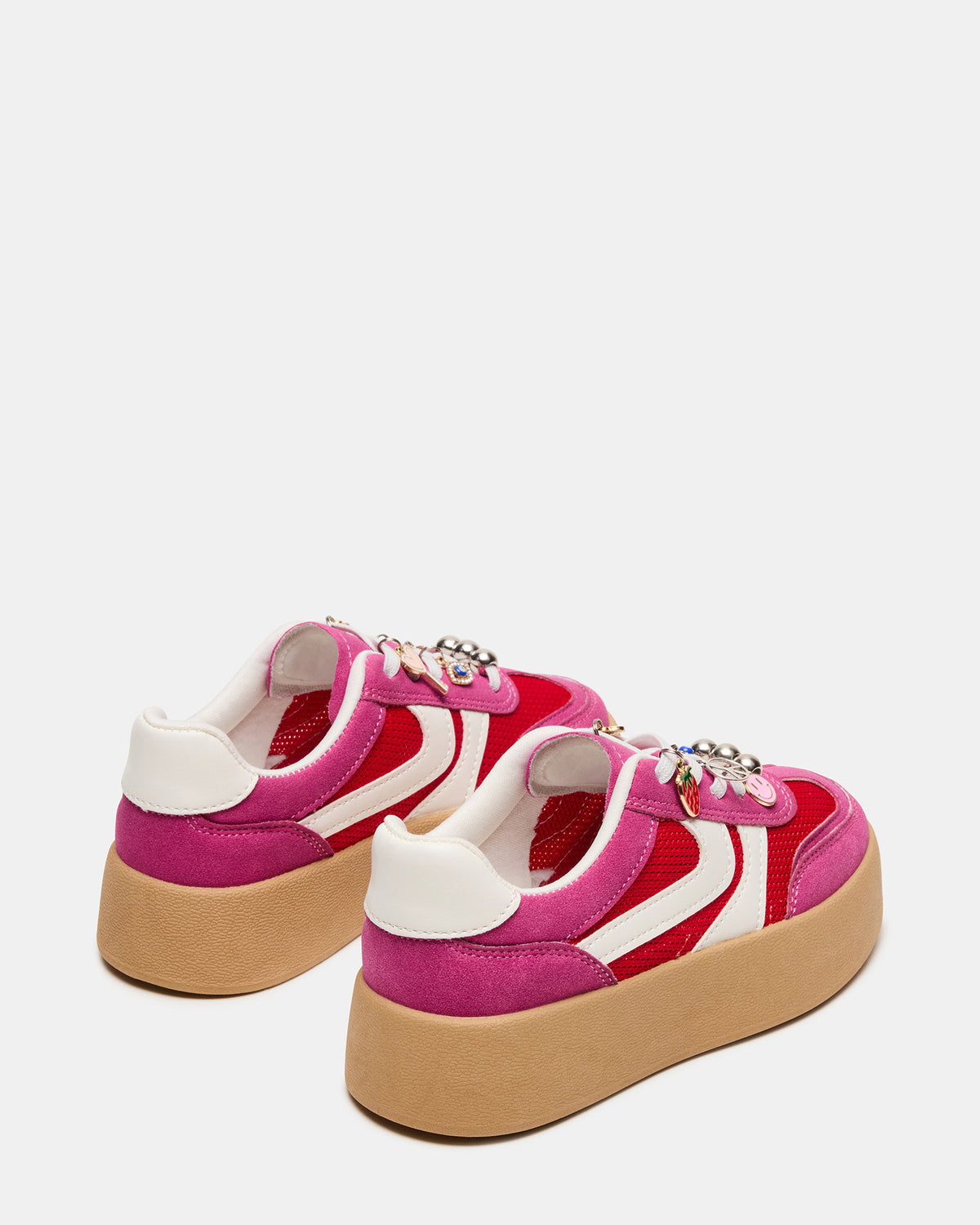 Kids' JERSEY Pink Girls' Low-Top Platform Sneaker | Steve Madden Trending