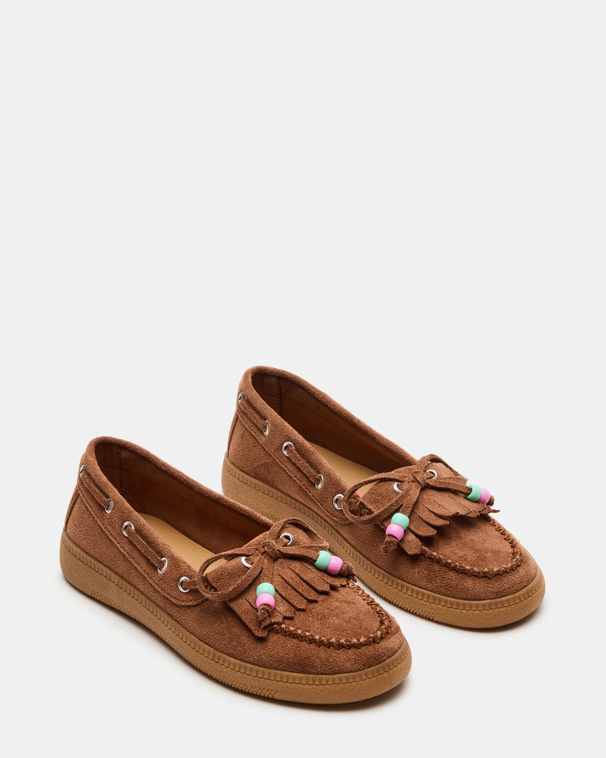 Kids' KRISP Cognac Girls' Boat Shoe Loafer | Steve Madden Sale
