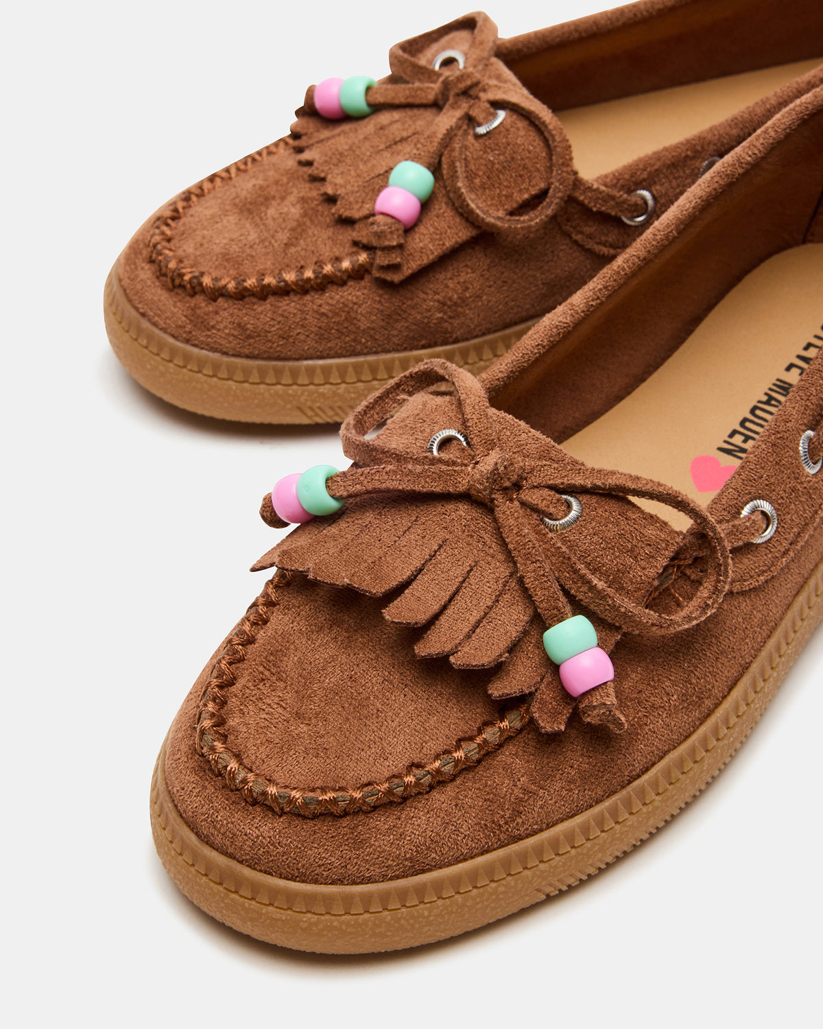 Kids' KRISP Cognac Girls' Boat Shoe Loafer | Steve Madden Sale