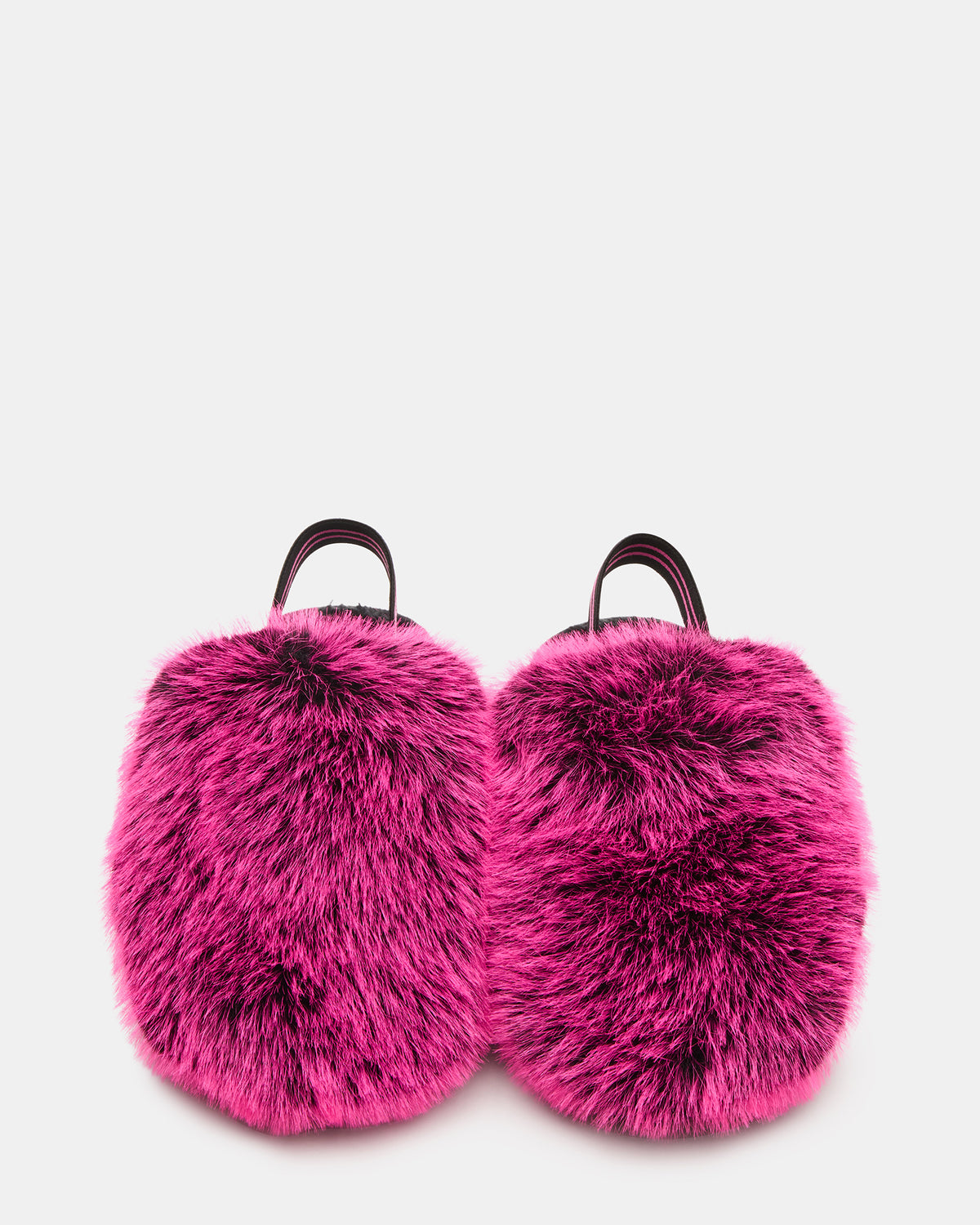 Kids' POOF Fushia Slip-On Faux Fur Girls' Flat | Steve Madden Recommended