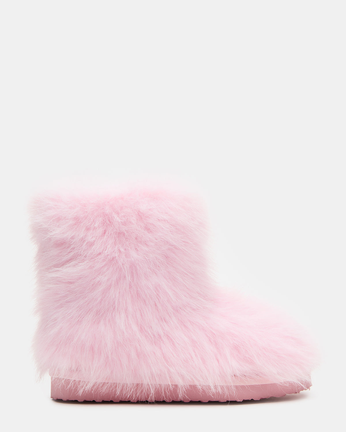Kids' BEASTIE Pink Faux Fur Girls' Ankle Boot | Steve Madden Premium