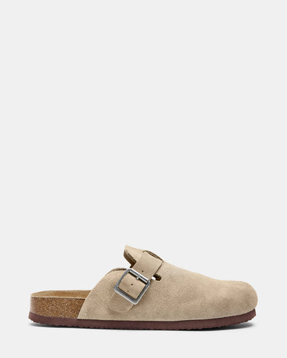 WILDERR Taupe Suede Slip-On Men's Casual Clog | Steve Madden Deals