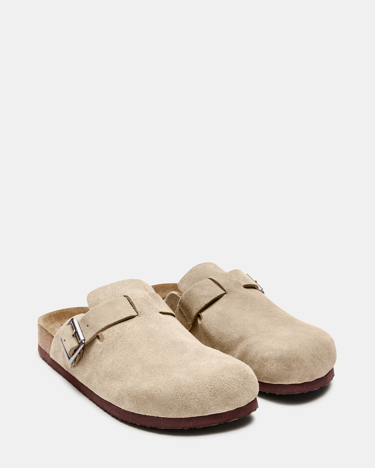 WILDERR Taupe Suede Slip-On Men's Casual Clog | Steve Madden Deals