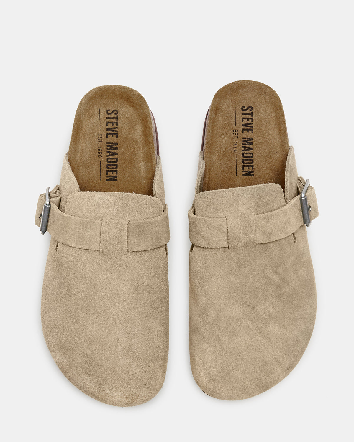 WILDERR Taupe Suede Slip-On Men's Casual Clog | Steve Madden Deals