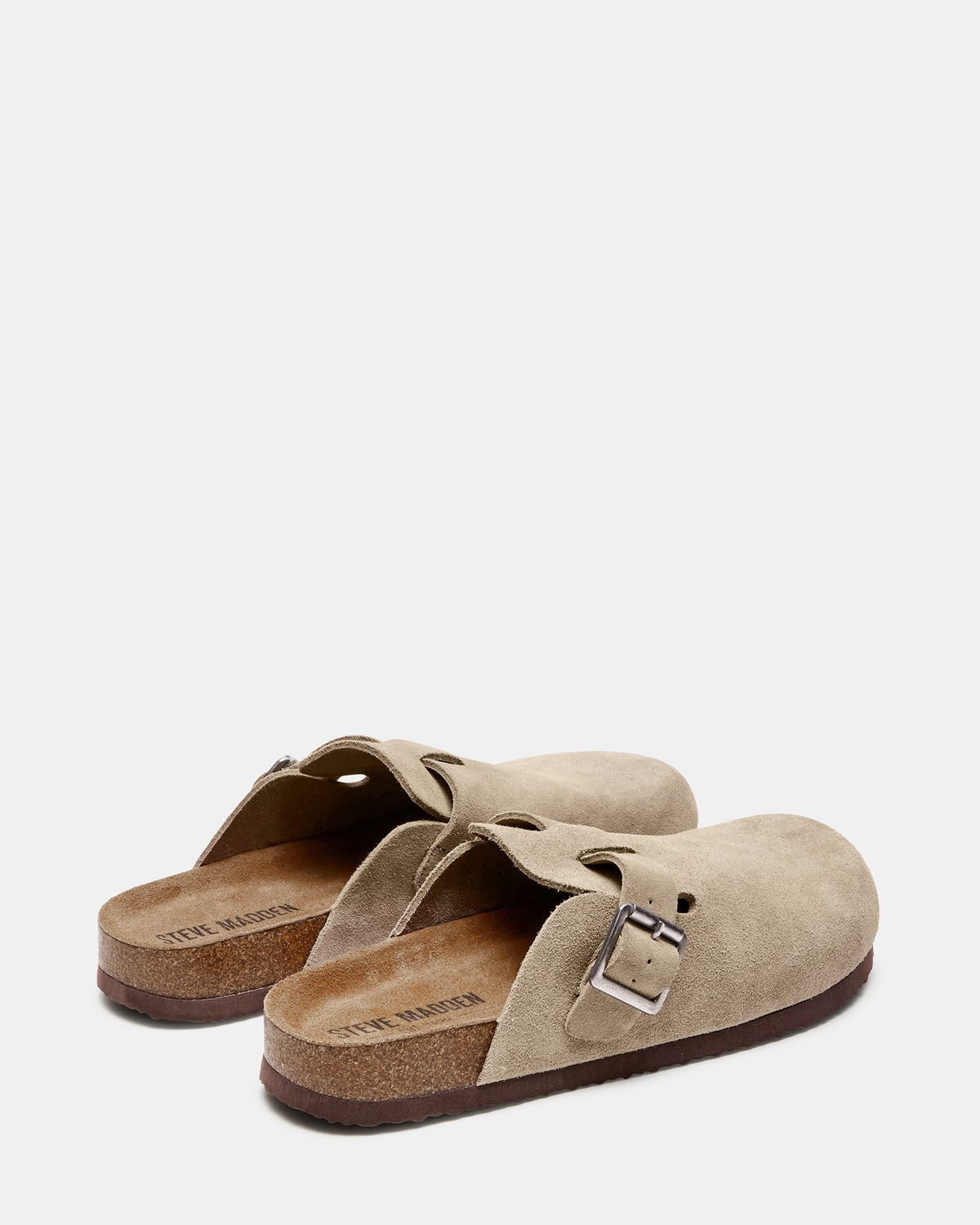 WILDERR Taupe Suede Slip-On Men's Casual Clog | Steve Madden Deals