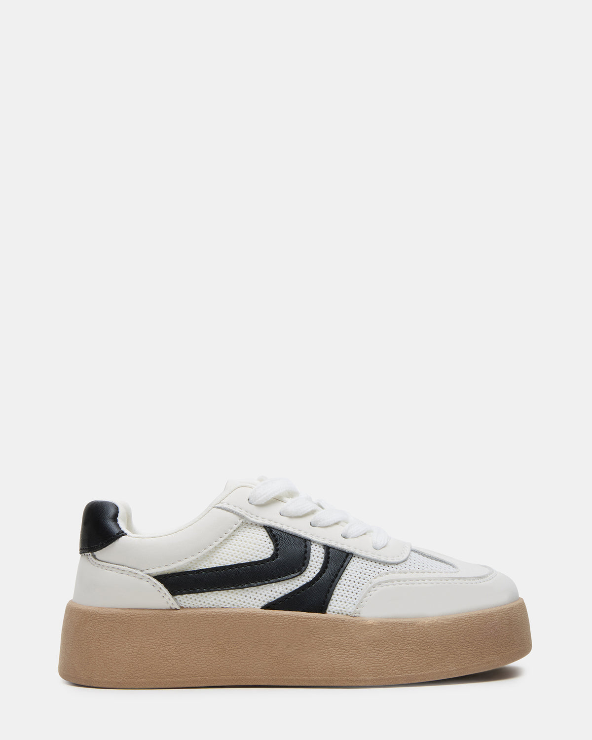 Kids' JERSEY White Girls' Low-Top Platform Sneaker | Steve Madden Deals
