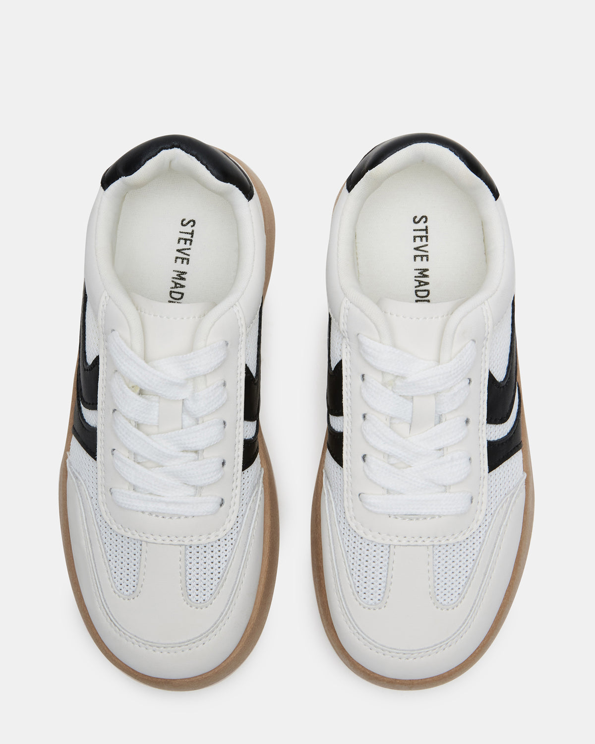 Kids' JERSEY White Girls' Low-Top Platform Sneaker | Steve Madden Deals