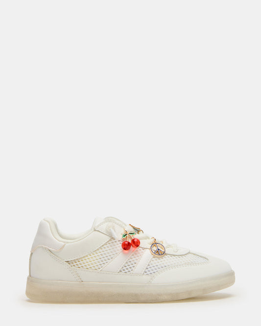 Kids' VERDICT White Multi Low-Top Lace-Up Girls' Sneaker | Steve Madden Trending