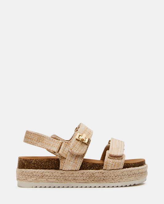 Kids' BIGMONA Raffia Girls' Platform Sandal | Steve Madden Hot Sale