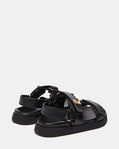 Kids' MONA Black Girls' Flatform Sandal | Steve Madden Deals