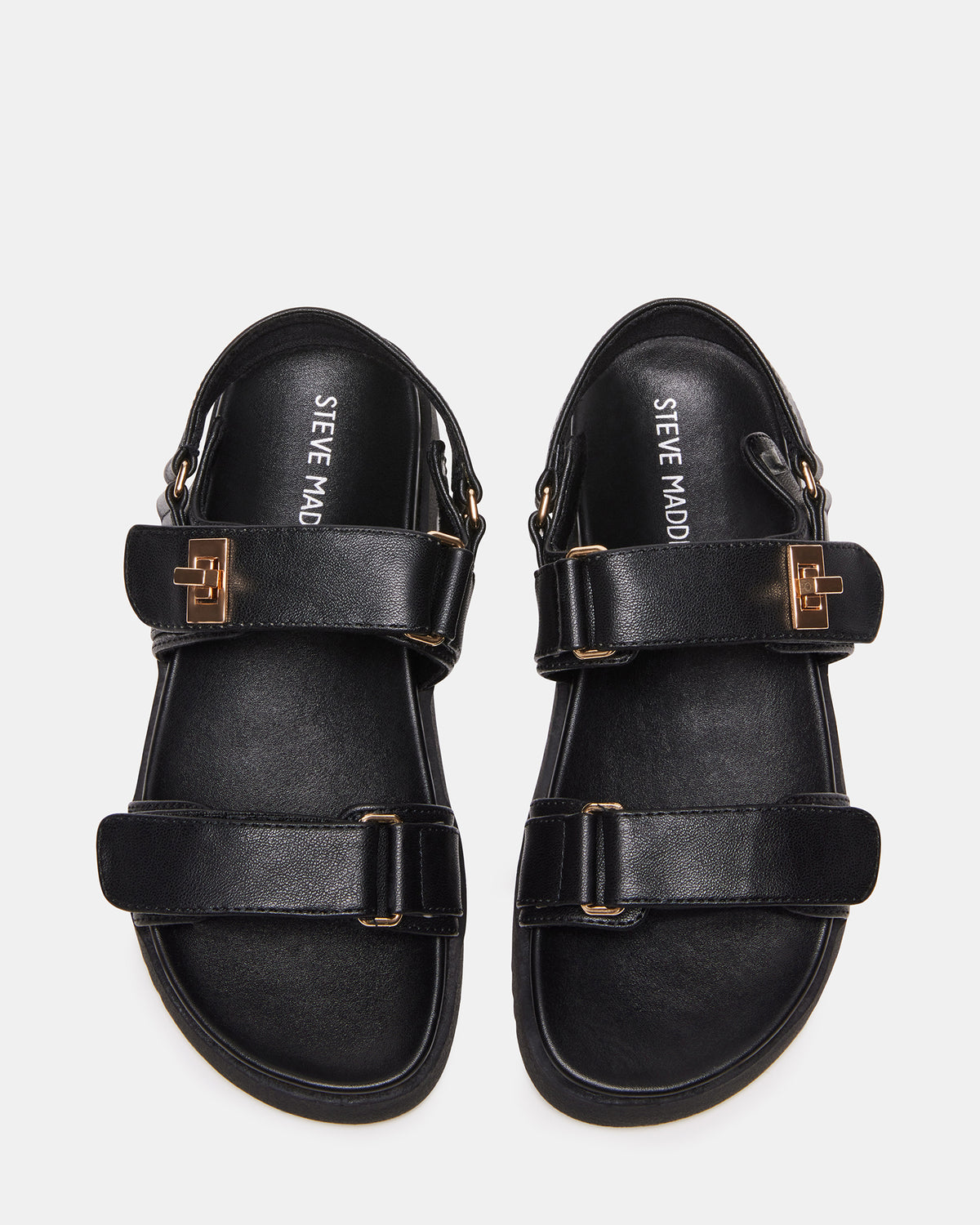 Kids' MONA Black Girls' Flatform Sandal | Steve Madden Deals