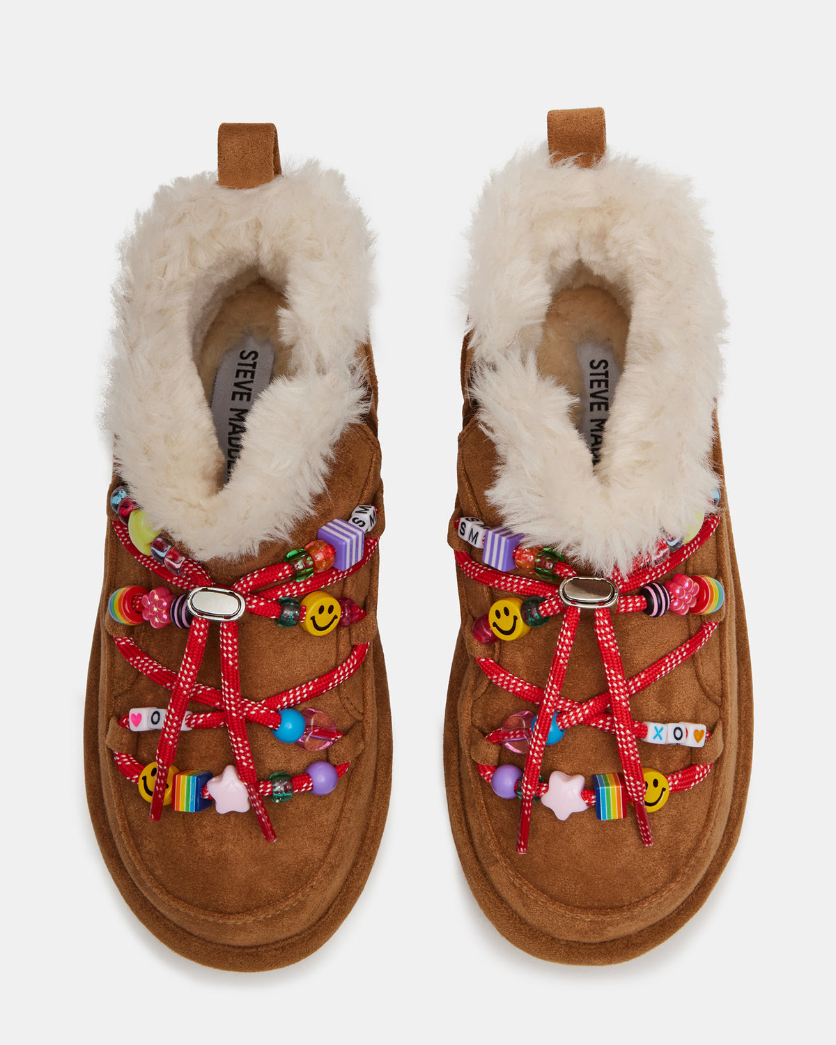 Kids' GLAZER Cognac Girls' Lace-Up Ankle Boot | Steve Madden Great Value
