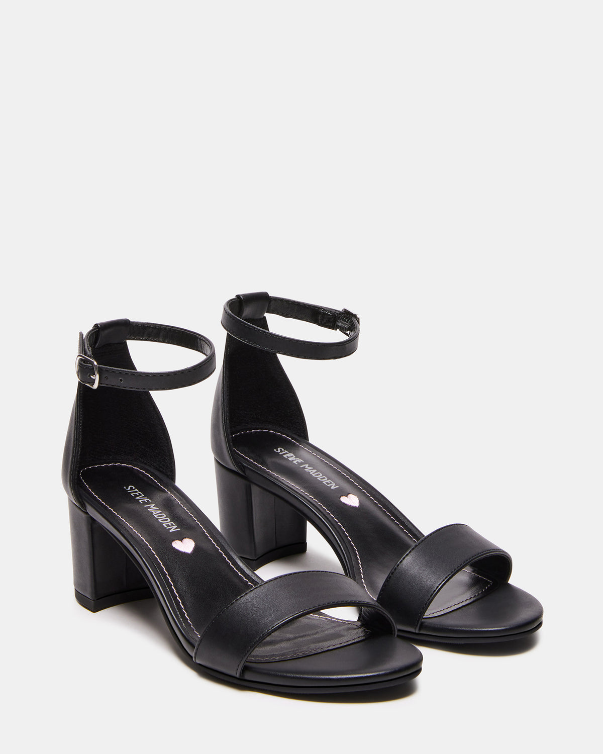 Kids' CARRSON Black Smooth Girls' Dress Heel | Steve Madden Quality