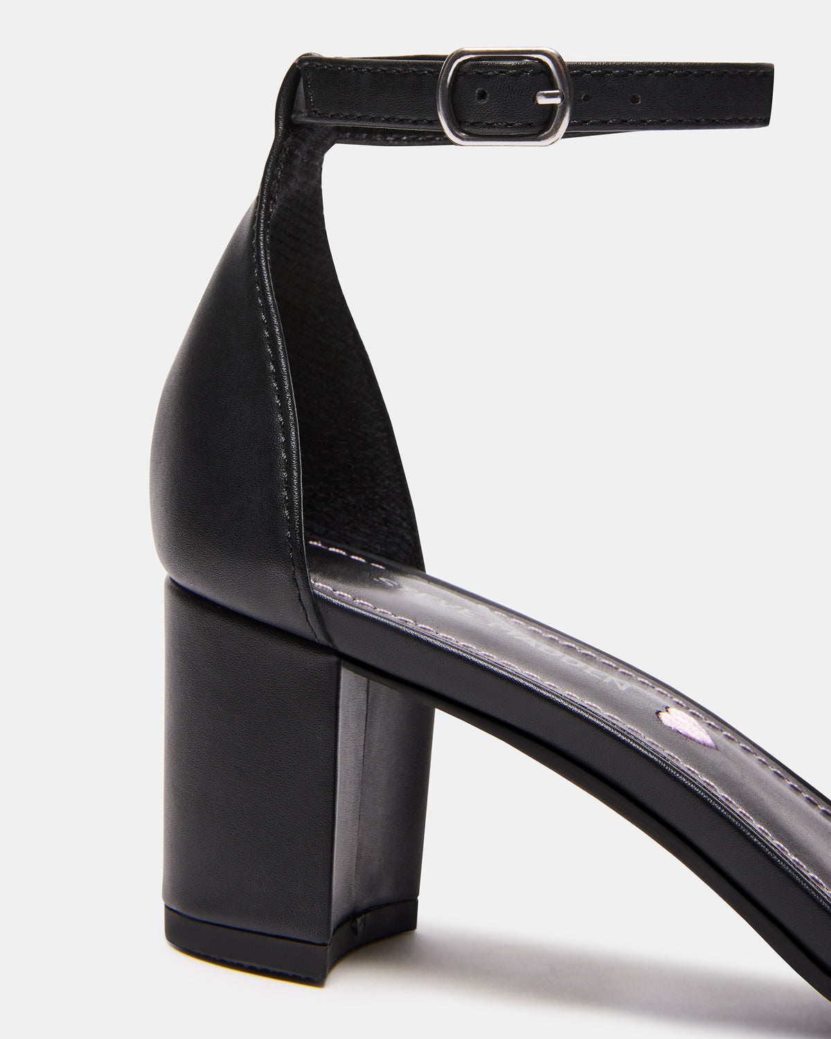 Kids' CARRSON Black Smooth Girls' Dress Heel | Steve Madden Quality