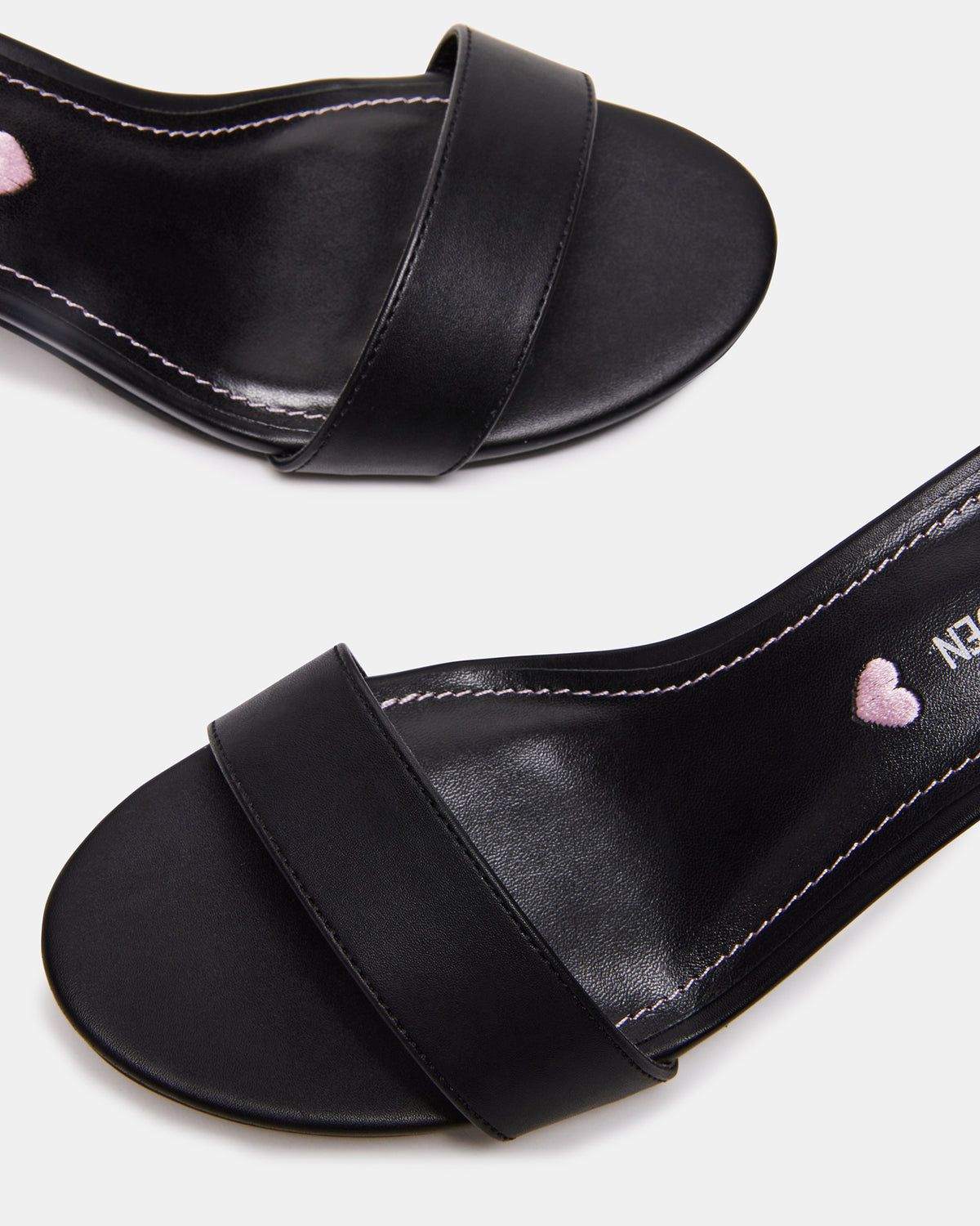 Kids' CARRSON Black Smooth Girls' Dress Heel | Steve Madden Quality